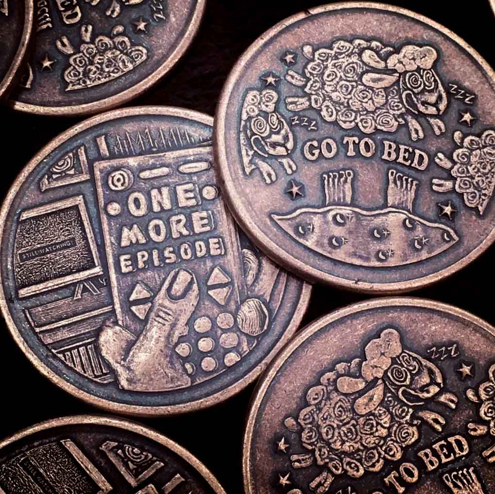 One More Episode / Go to Bed Decision Maker Coin: Default Title