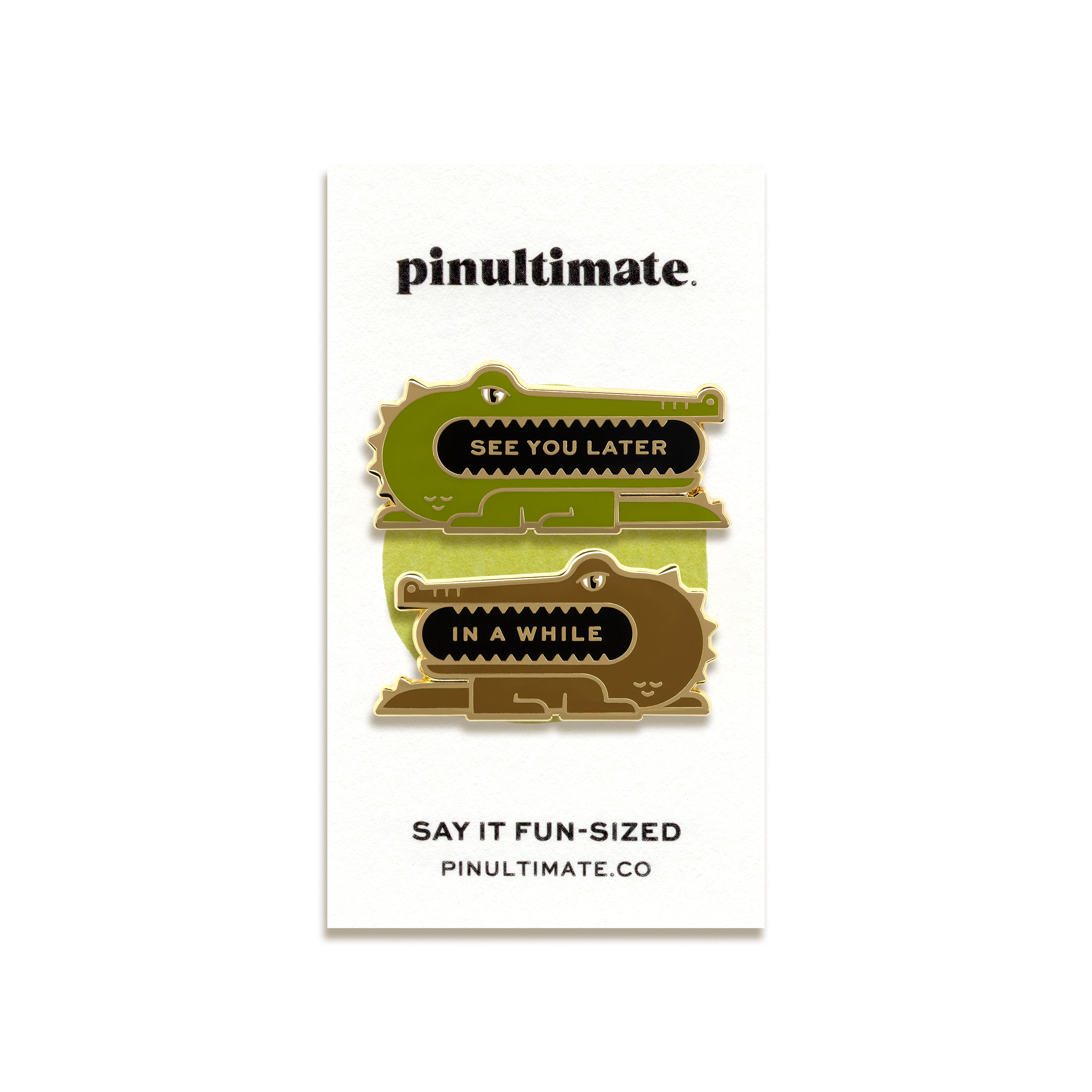 See You Later Enamel Pin Set