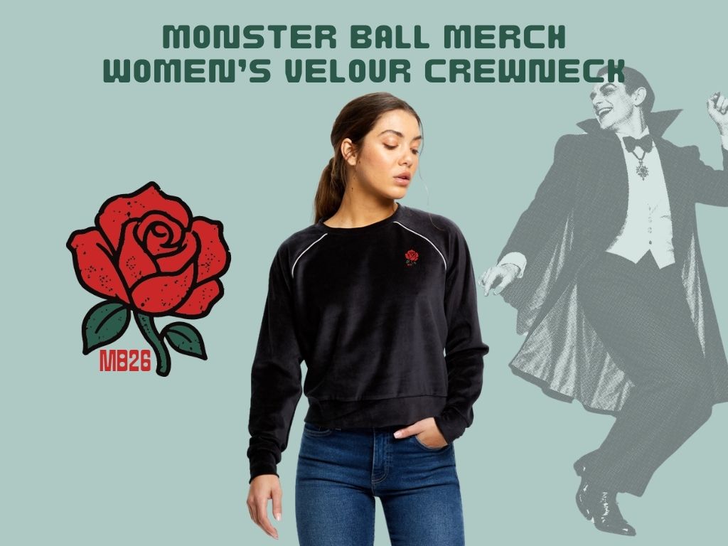 MONSTER BALL- Women's Velour Crewneck
