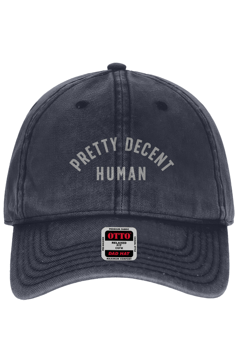 PRETTY DECENT HUMAN Snow-Washed Daddy Hat