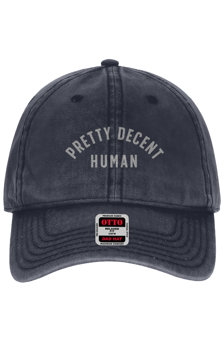 PRETTY DECENT HUMAN - Snow-Washed Daddy Hat