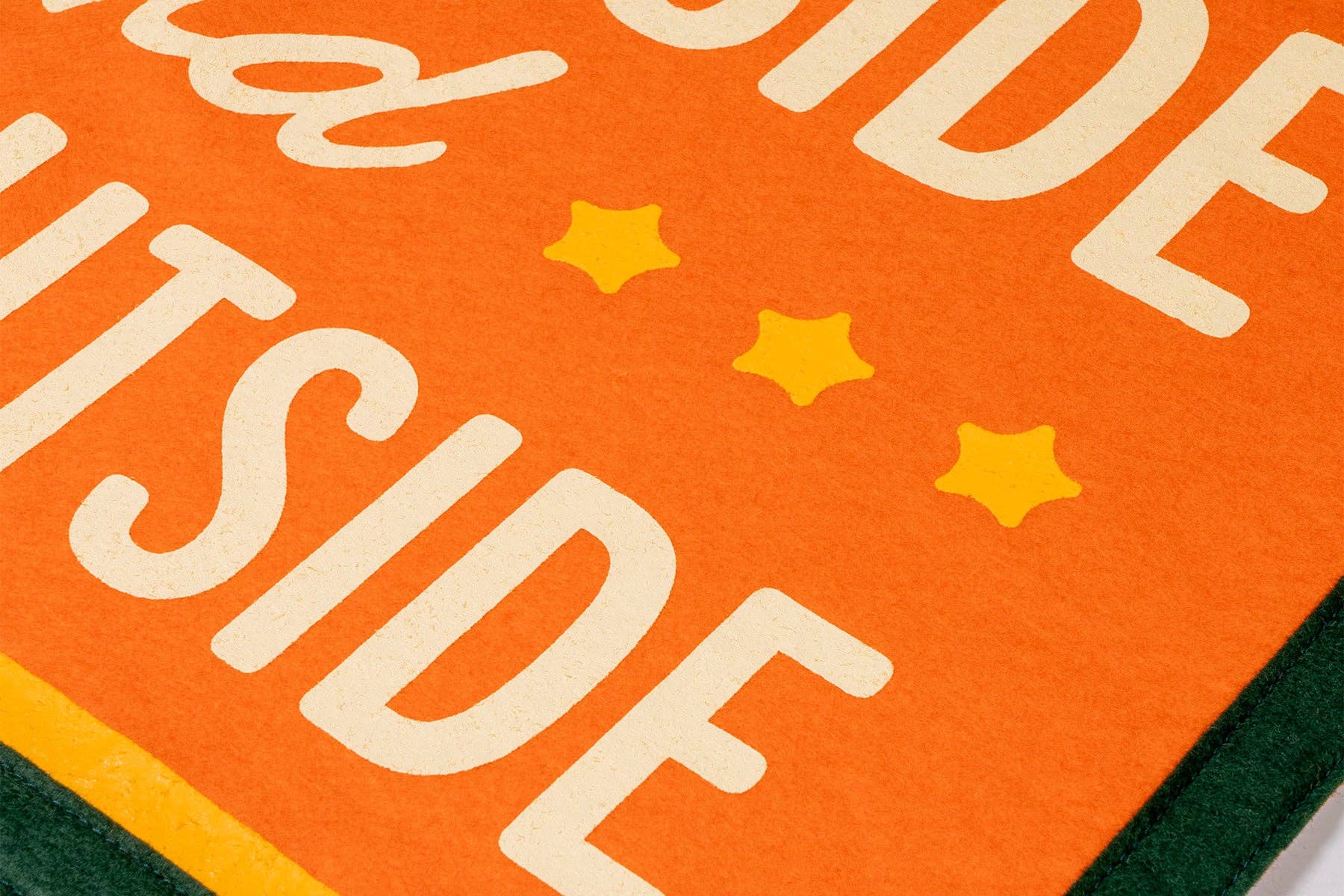 Go Outside And Stay Outside Camp Flag • Kelle Hampton x Oxford Pennant