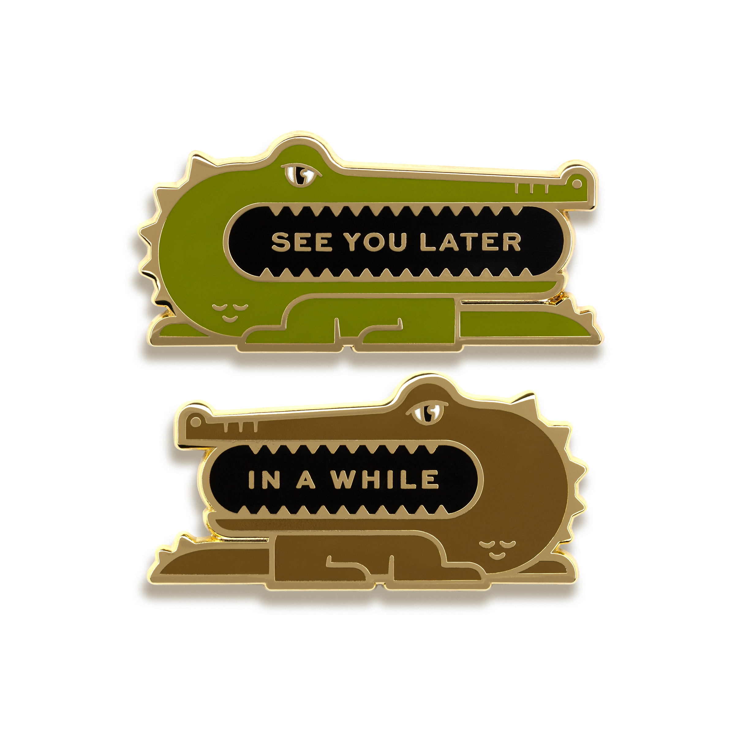 See You Later Enamel Pin Set