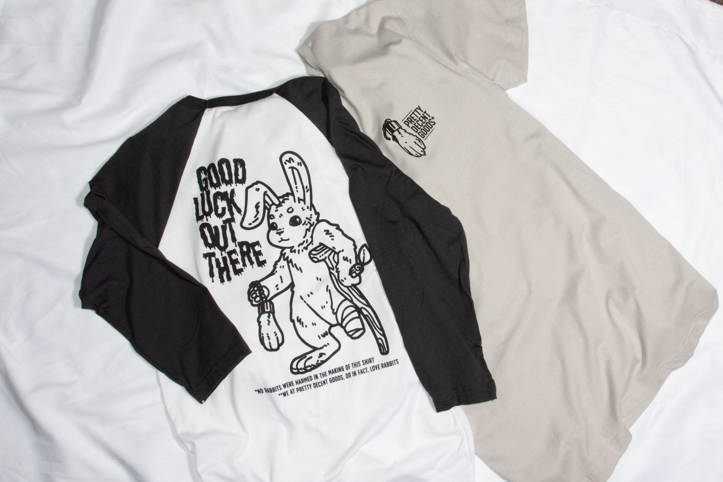 Lucky Rabbit's Foot - Baseball Tee