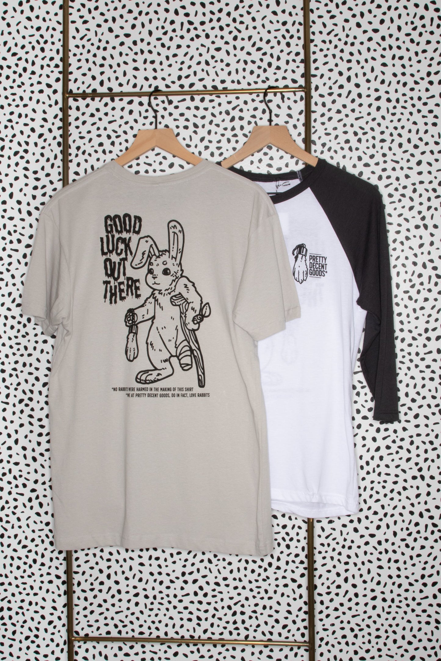 Lucky Rabbit's Foot - Baseball Tee