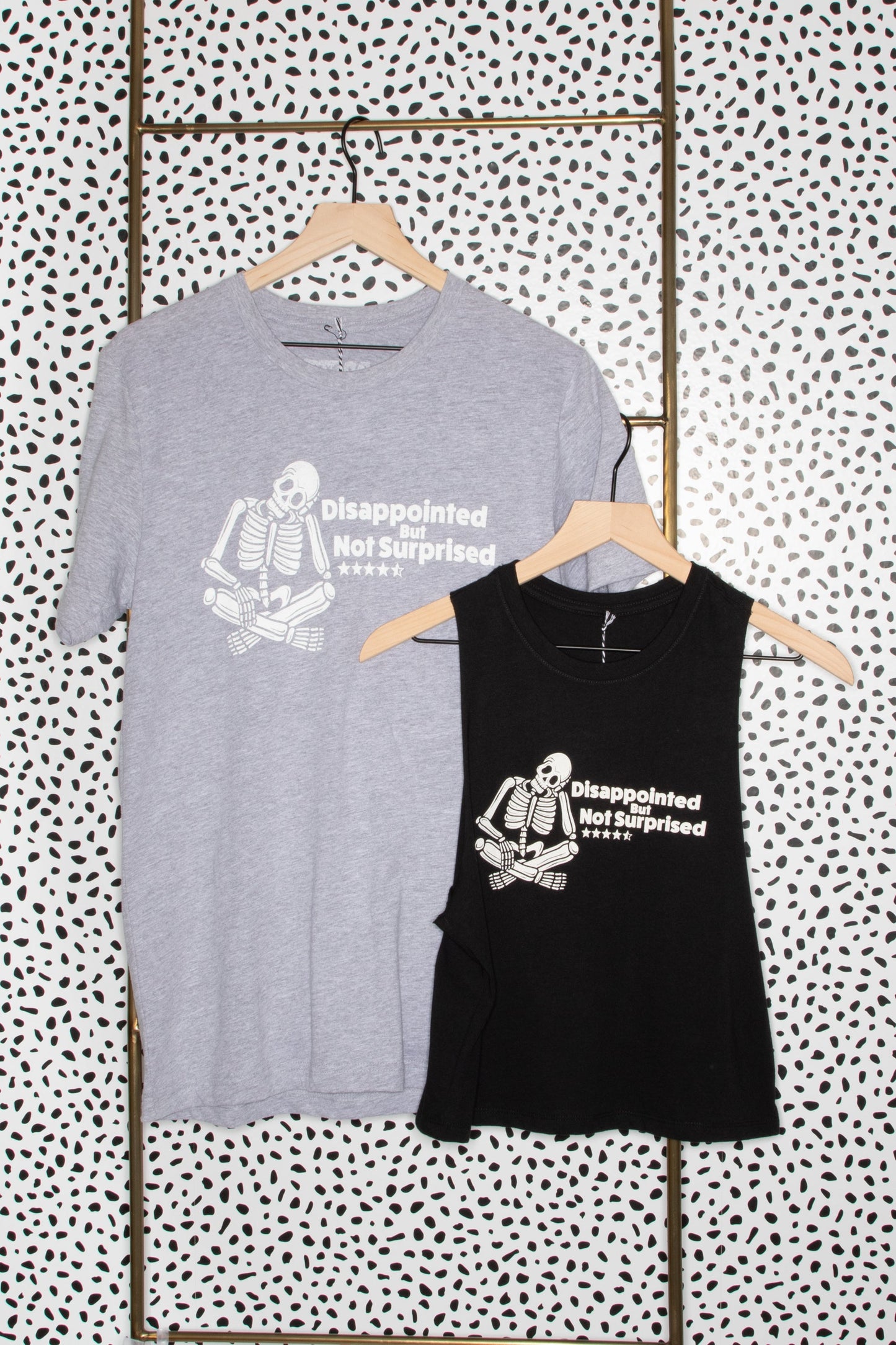 Disappointed But Not Surprised - Cropped Racerback Tank