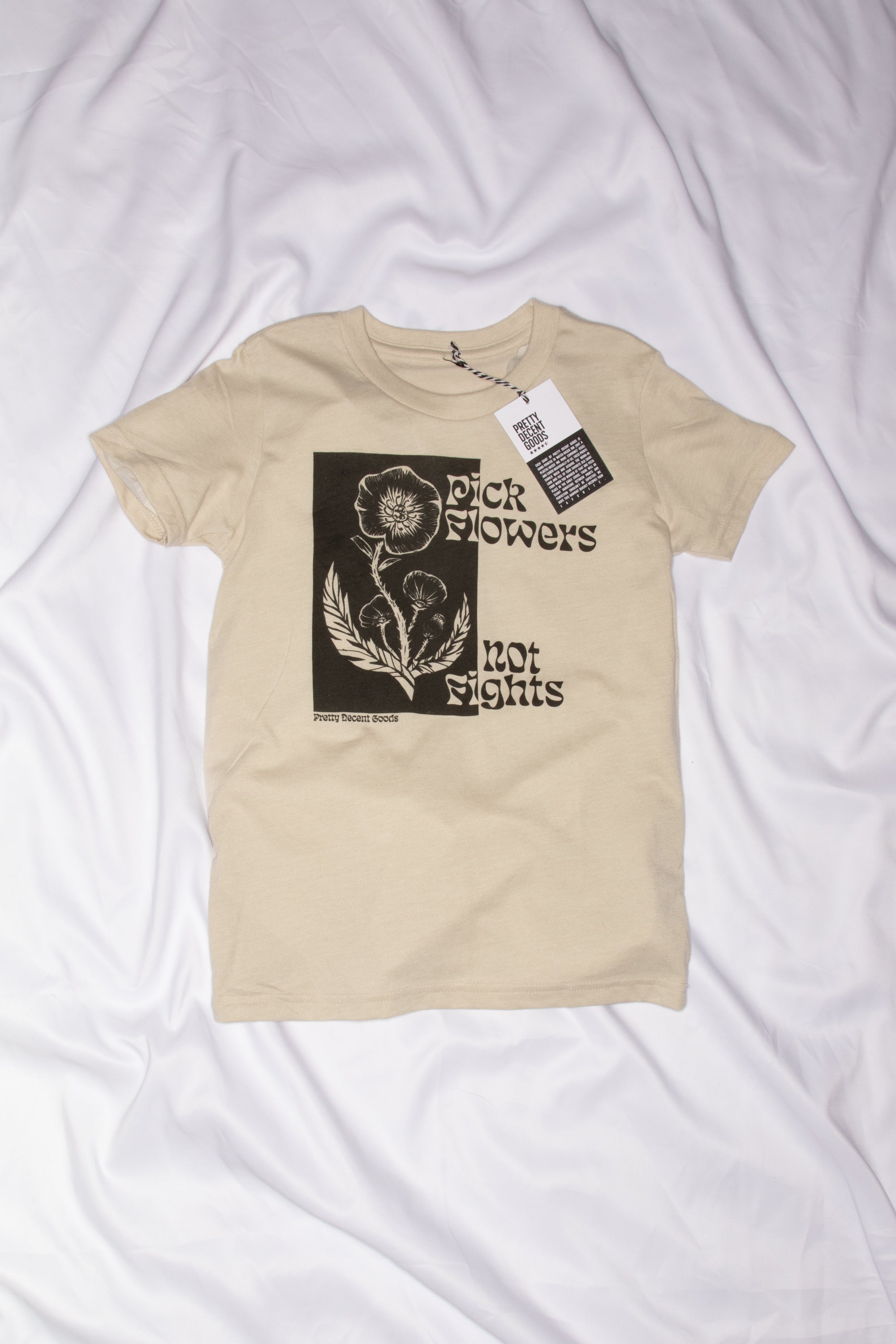 PDGoods Originals - Pick Flowers, Not Fights - Kids TShirt