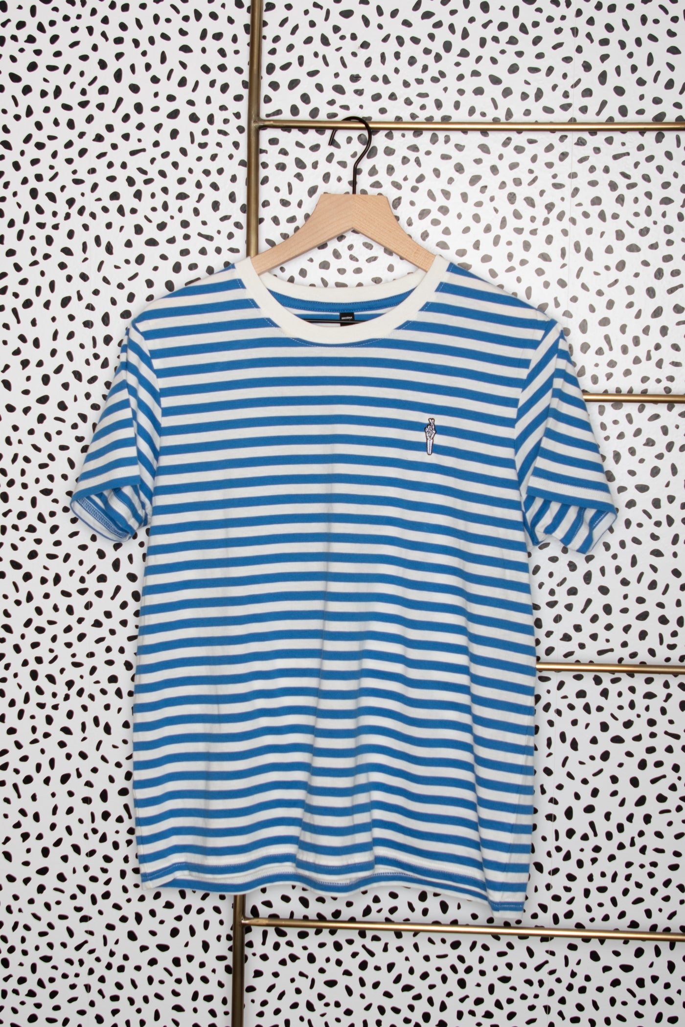 PRE-ORDER Lucky Striped Embroidered TShirt