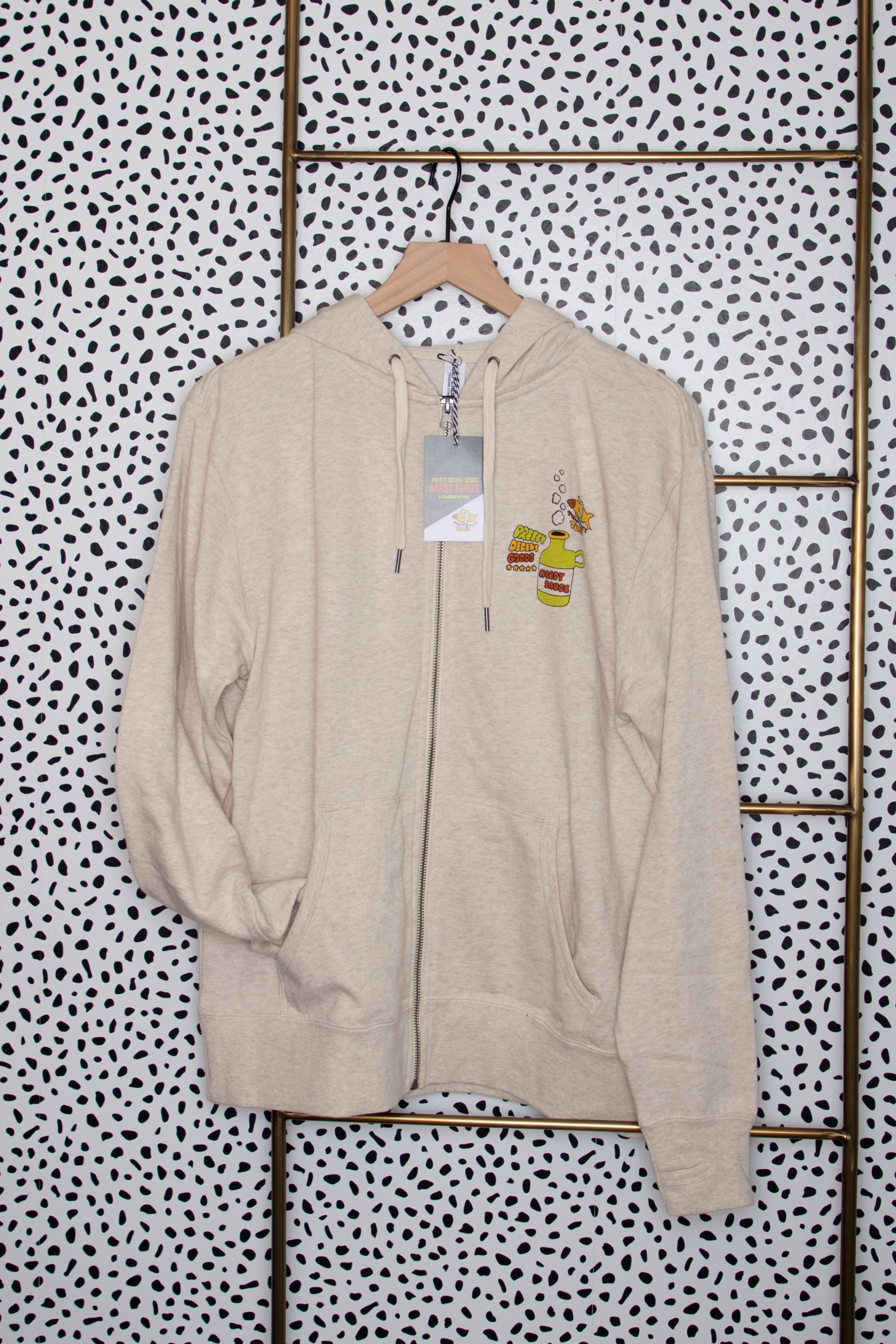 TOASTY TUNA | Nerdy Sauce Thumbhole Zip Up Hoodie