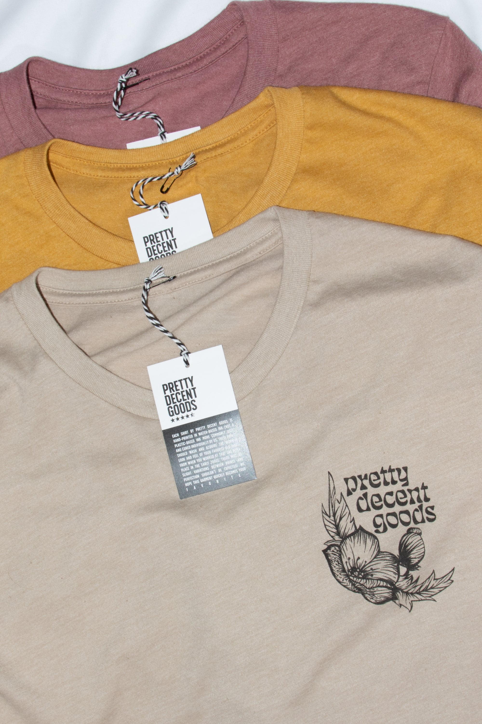 PDGoods Originals - Pick Flowers Not Fights - TShirt - Heather Mauve