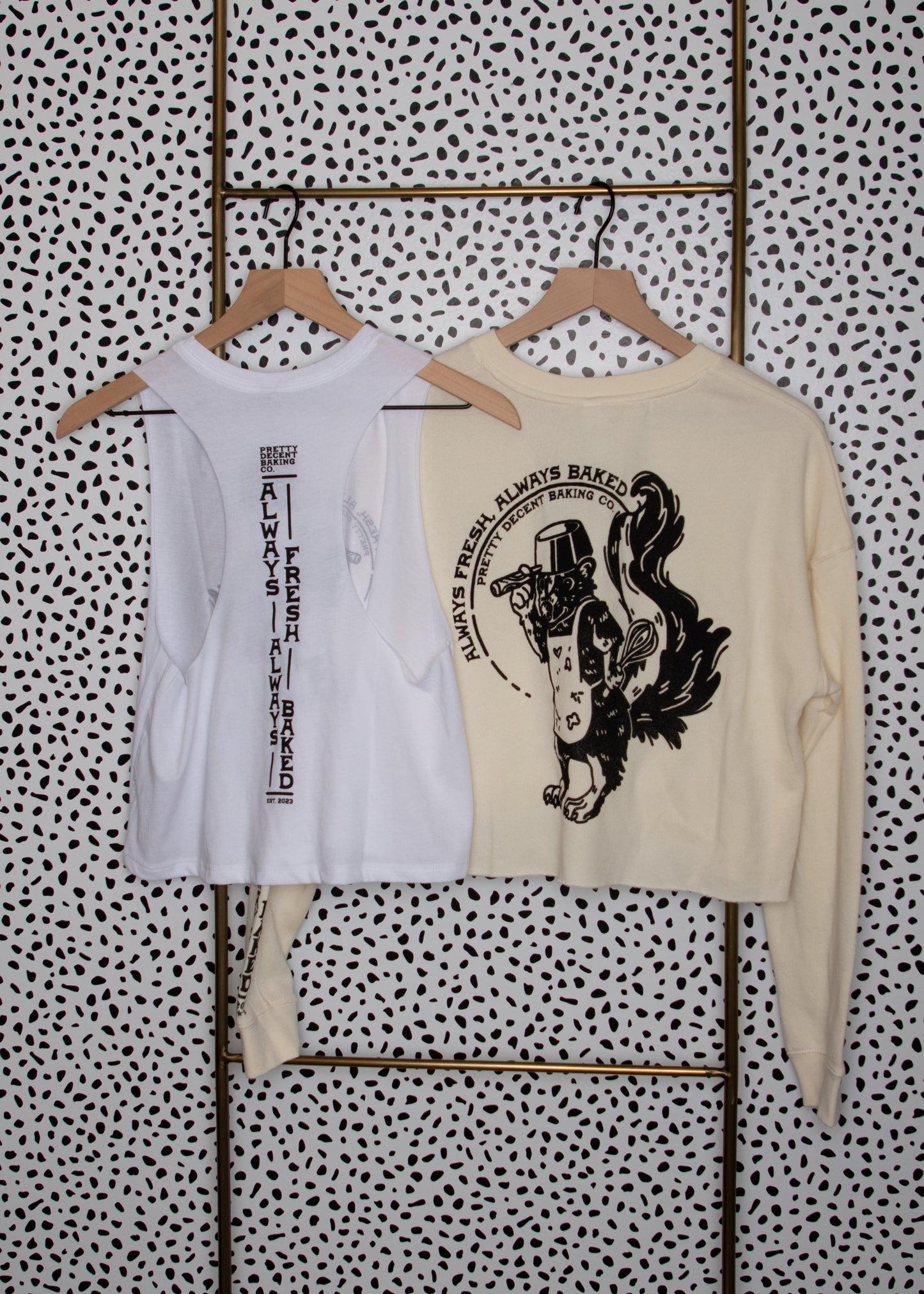 Baked Baker - Cropped Racerback Tank