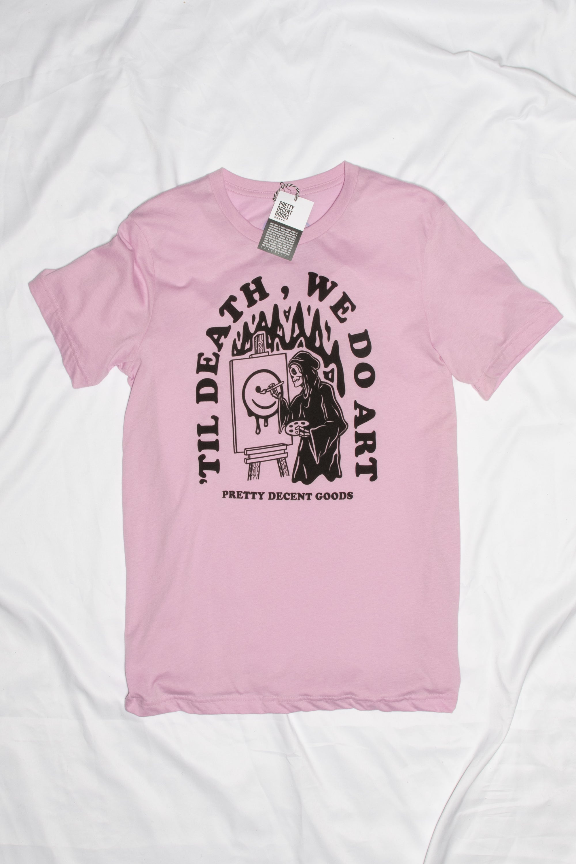 PDGoods Originals - Til Death, We Do Art - Lilac TShirt