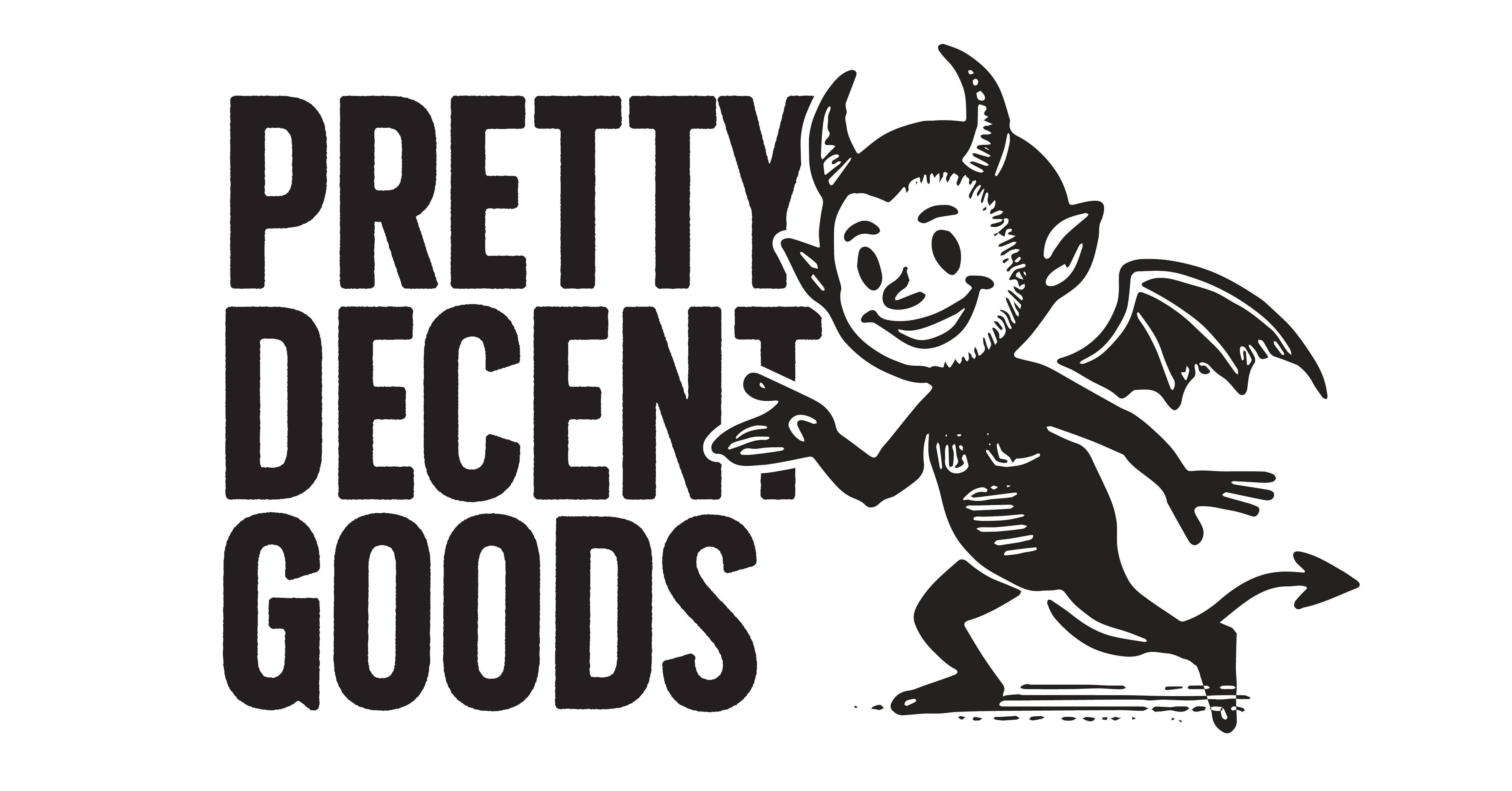 Pretty Decent Goods logo