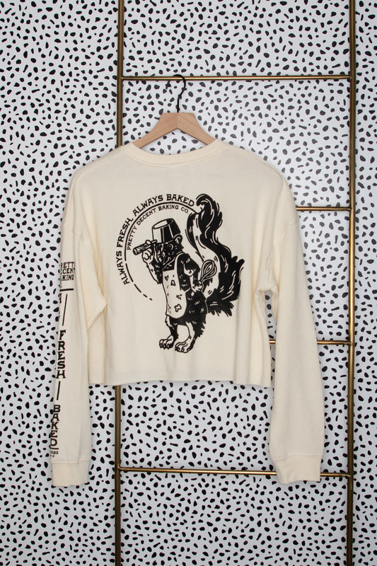 Baked Baker - Cropped Crewneck