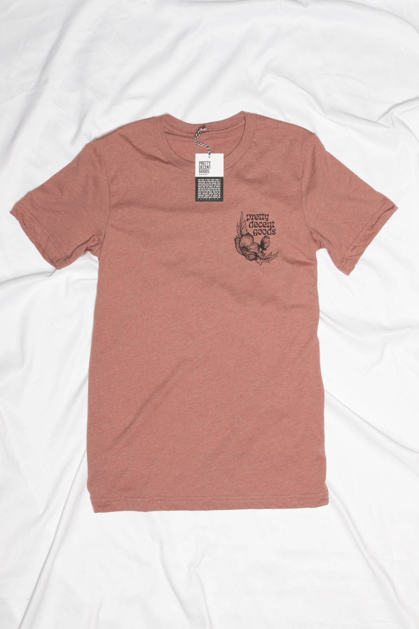 Pick Flowers Not Fights - Unisex Tee - Heather Mauve