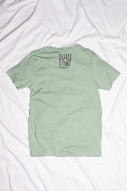 Pretty Decent at Plants Plant Club - Unisex Tee - Heather Sage