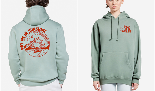 PAY ME IN SUNSHINE : HIKING CLUB - Pullover Hoodie FIRST BATCH PRE-ORDER